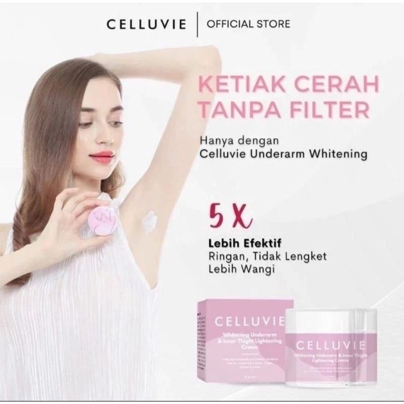 CELLUVIE Underarm Whitening Ketiak Selangkangan Cerah GLOWING