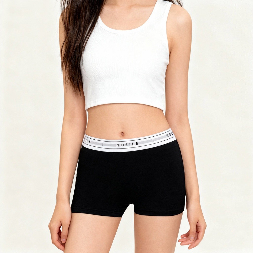 MORDEN - NOSILE Boyshort Wanita Seamless ISI 2PCS | Celana Dalam Boxer Wanita Seamles