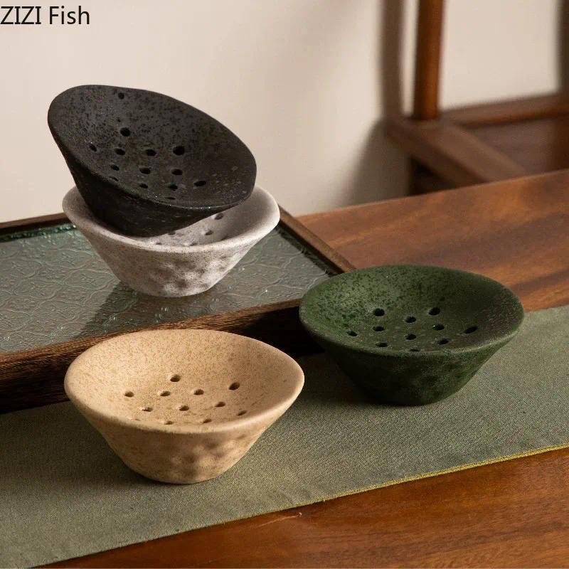 Lotus Seedpod Ceramic Vase Ikebana Kenzen Flower Frog Artificial Flower Decorative Floral Arrangemen