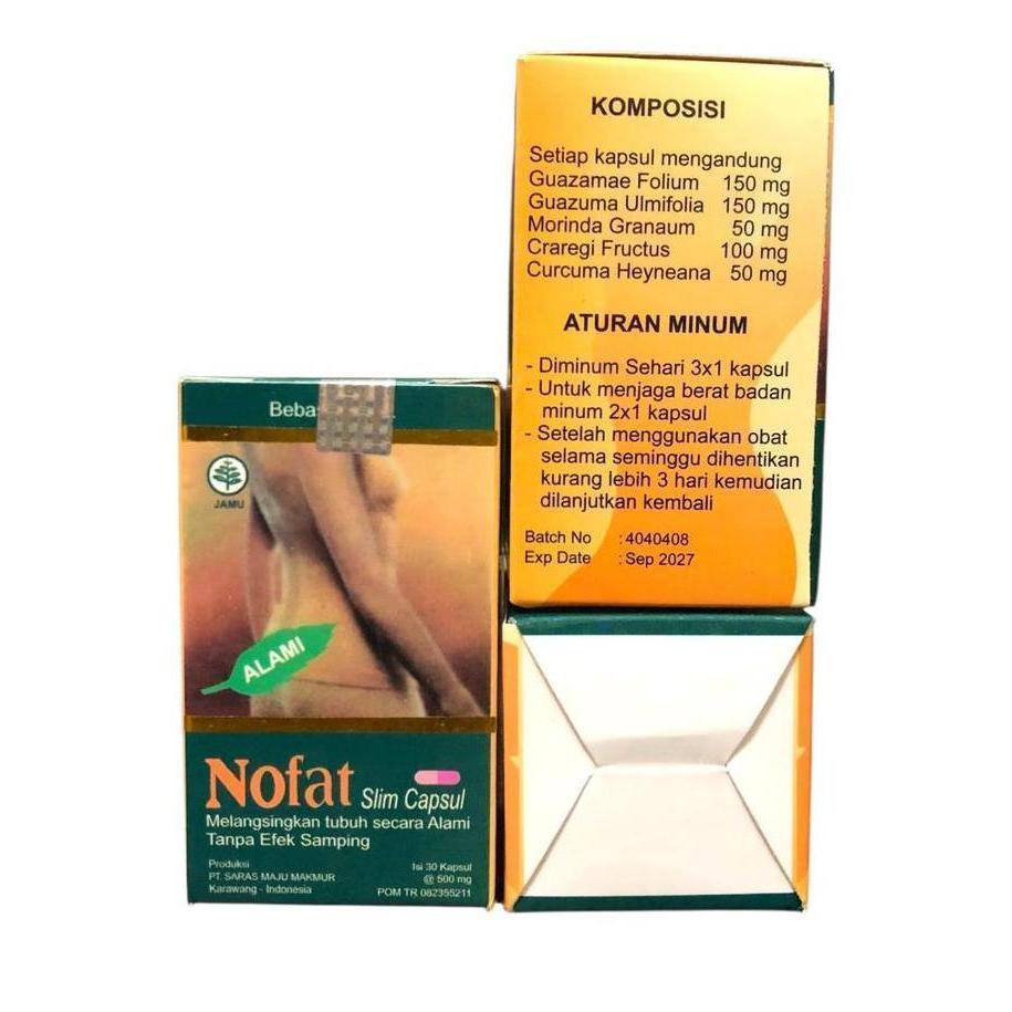 NOFAT [ PROMO ] Pelangsing Alami Nofat Herbal Original