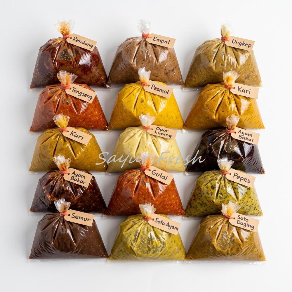 Bumbu Giling Premium - Bawang Giling / Cabe Giling / Ayam Ungkep / Rendang / Semur / Opor, dll