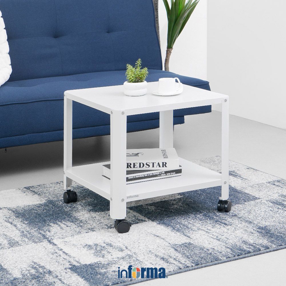 Informa Sydney Meja Sisi Square Meja Samping Meja Sofa End Table Side Table Pojok Ruang