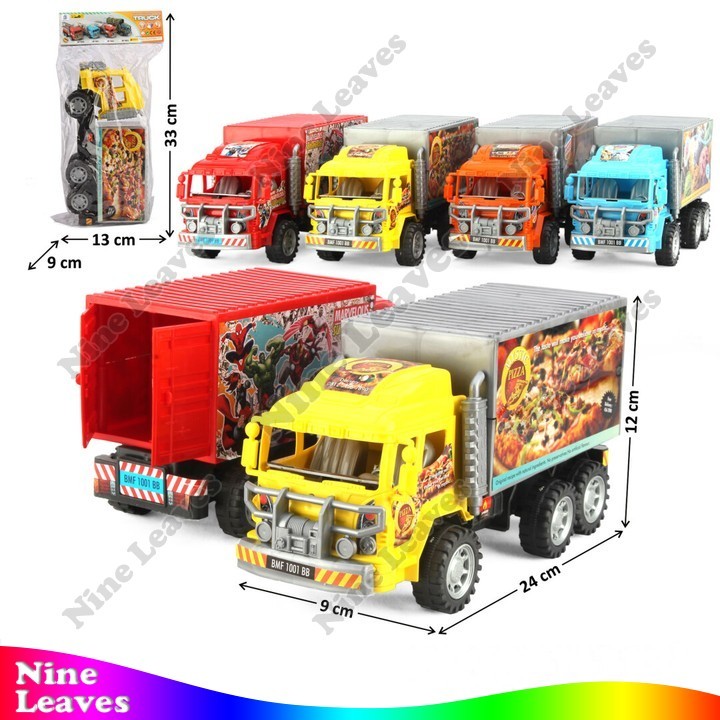 Mainan Anak Truk Box Friction Truck