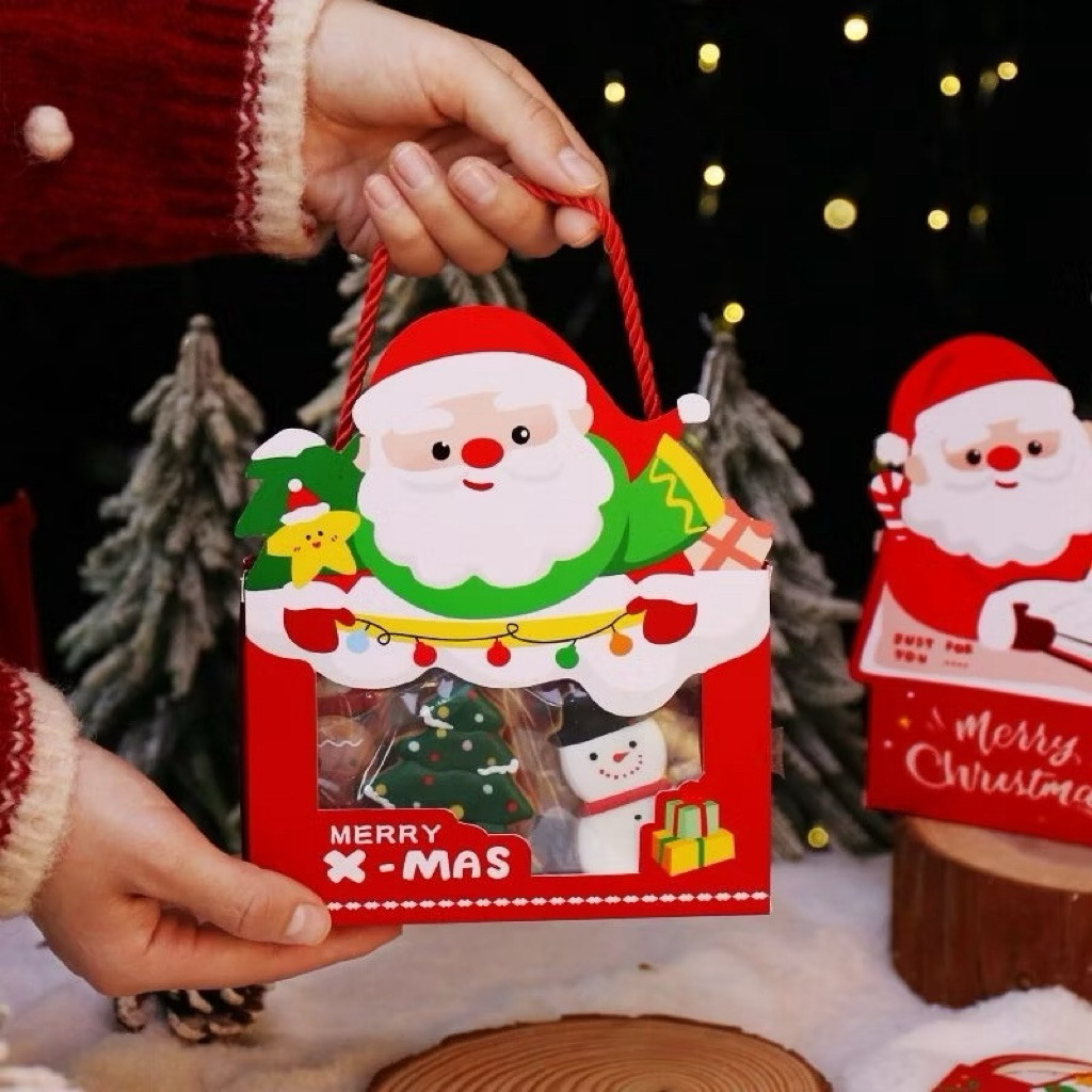 Cookies Box  Xmas Candy Box Merry Christmas Mini Natal