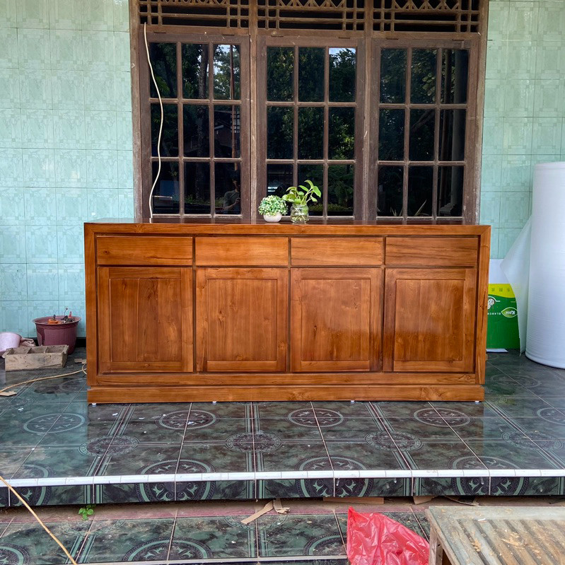 bufet jati bufet minimalis bufet kayu jati jepara