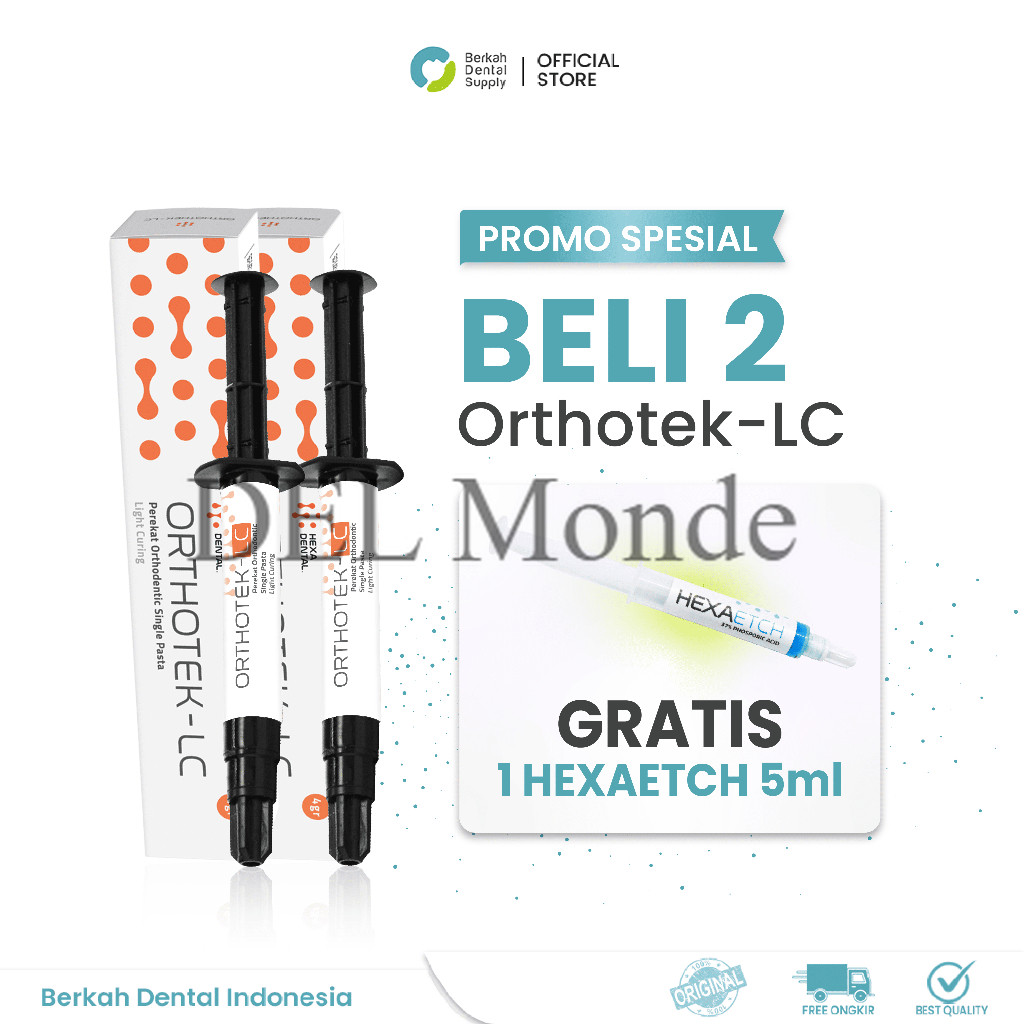 PromoDental Lem Ortho Behel Gigi Hexa Orthotek LC / Lem Behel / Perekat Behel Gigi
