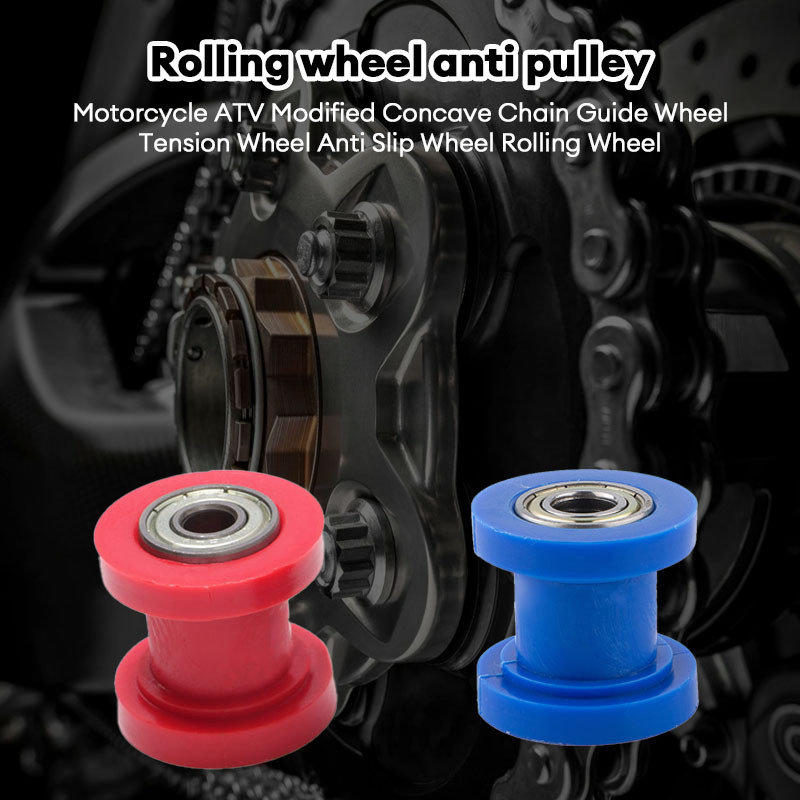 LIUOOP Chain Roller Stabilizer Rantai Universal 8mm Atv Motor Trail Klx Crf Ktm Supermoto Minibike R