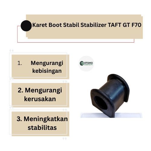 Karet Boot Stabil Stabilizer TAFT GT F70