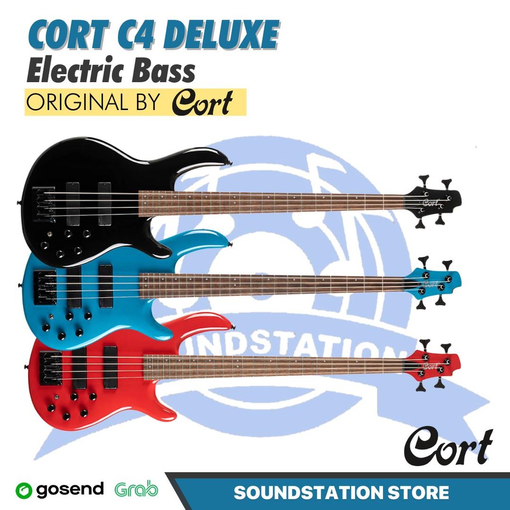 Cort C4 Deluxe Electric Bass - Bass Elektrik
