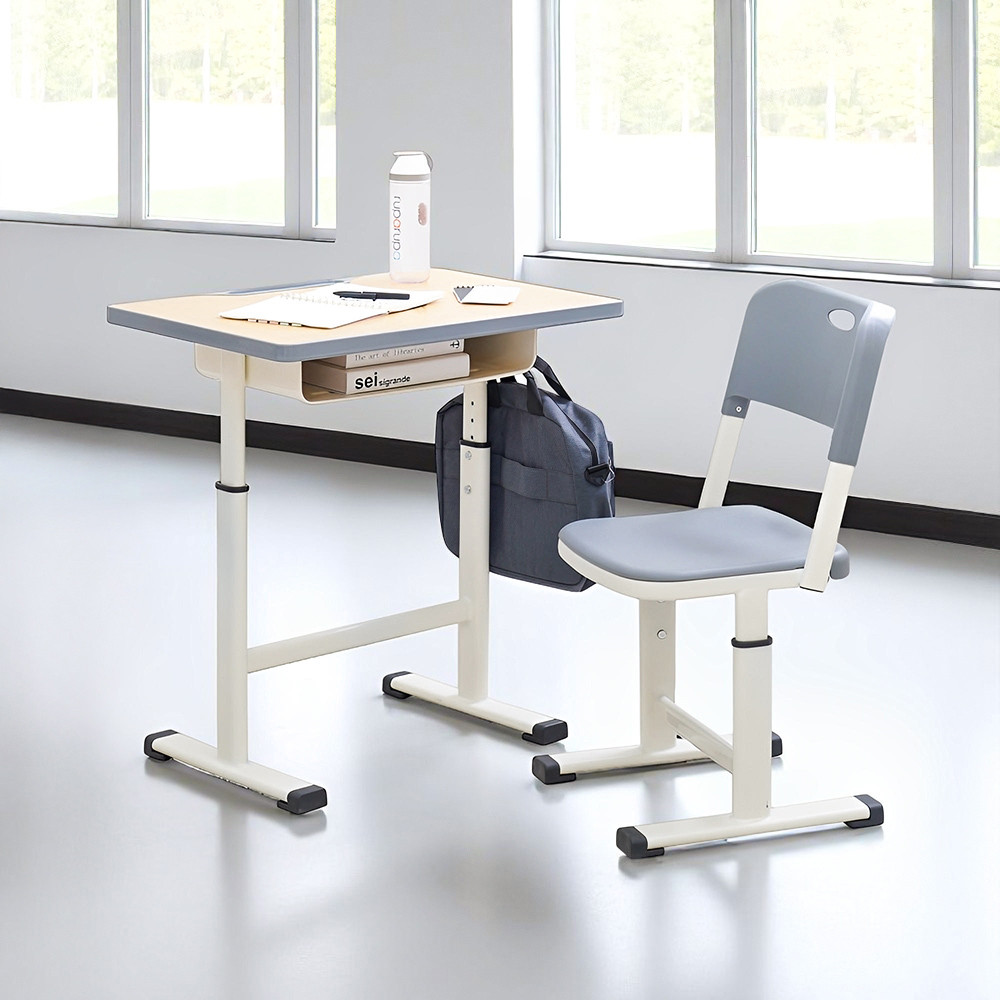 Informa Jobb Set Meja & Kursi Sekolah - Cokelat Beech Set Furniture Sekolah School Desk And Chair Me