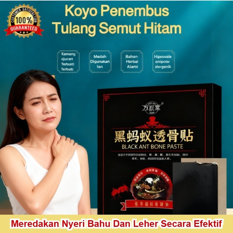 ✨COD+gratis Ongkir✨Koyo Penetrasi Tulang Bahu Dan Leher Black Ant/Koyo Penetrasi Tulang Bahu Dan Leh