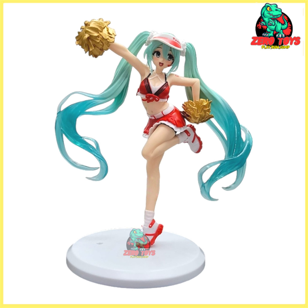 Action Figure Hatsune Miku Uniform Ver. Cheerleader Koleksi Pajangan