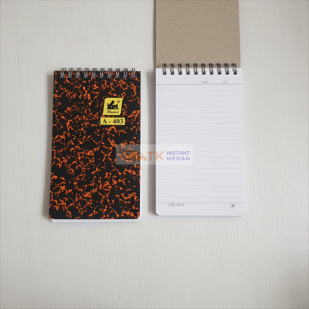 Notes Spiral Standard A-403 Tanggung Eceran Buku Catatan Kecil