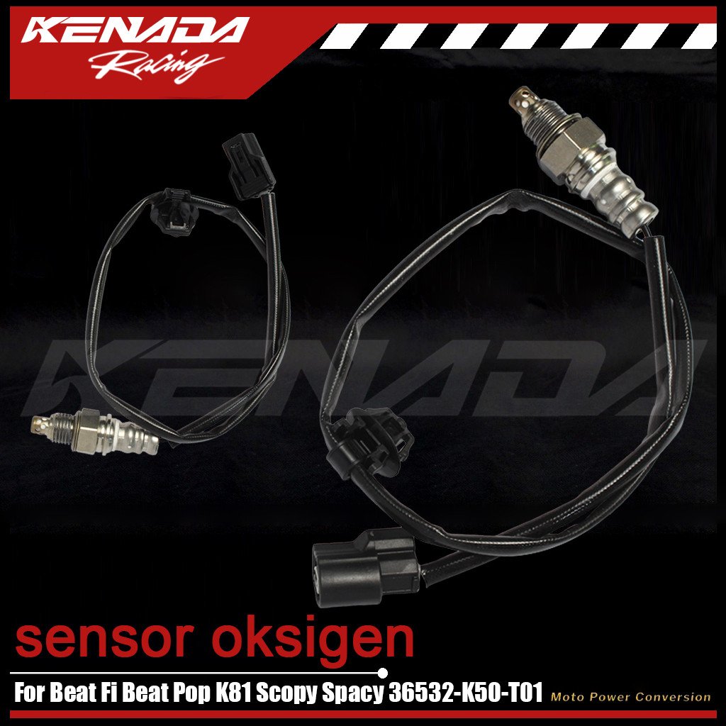 Sensor Oksigen Sensor O2 Knalpot Kabel Soket 36532-K50-T01 Untuk BeAT POP eSP K61 2014-2019 BeAT Spo