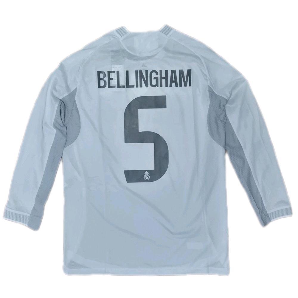 JERSEY BAJU BOLA MADRID HOME LONGSLEEVE LS FULLPATCH 2025/2026 + NAMESET