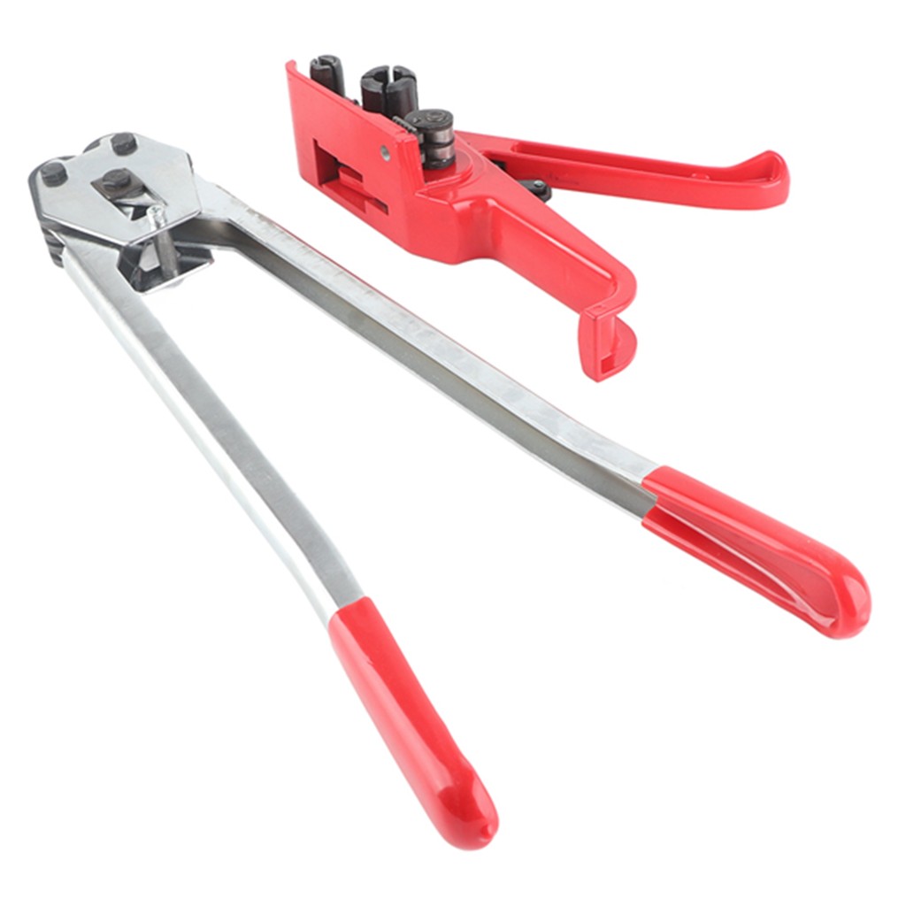 Strap Tensioner Manual PP/PET Plastic Strap Tensioner &amp Sealer Hand Strapping Sealing Packing Too