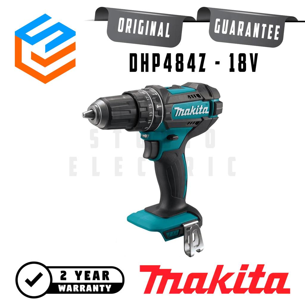 Makita Cordless Baterai Hammer Driver Drill Mesin Bor Tembok 18V + Unit Only - DHP484Z