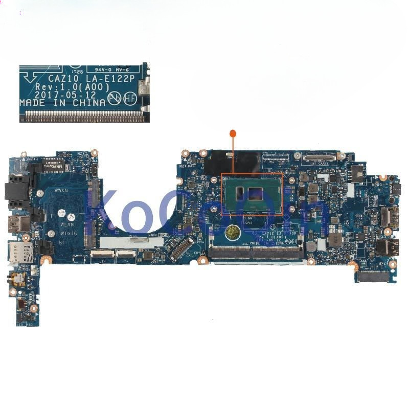 For DELL Latitude E7280 7280 Laptop Motherboard I5-6300U CN-09PJNK 09PJNK CAZ10 LA-E122P SR2F0 DDR4 