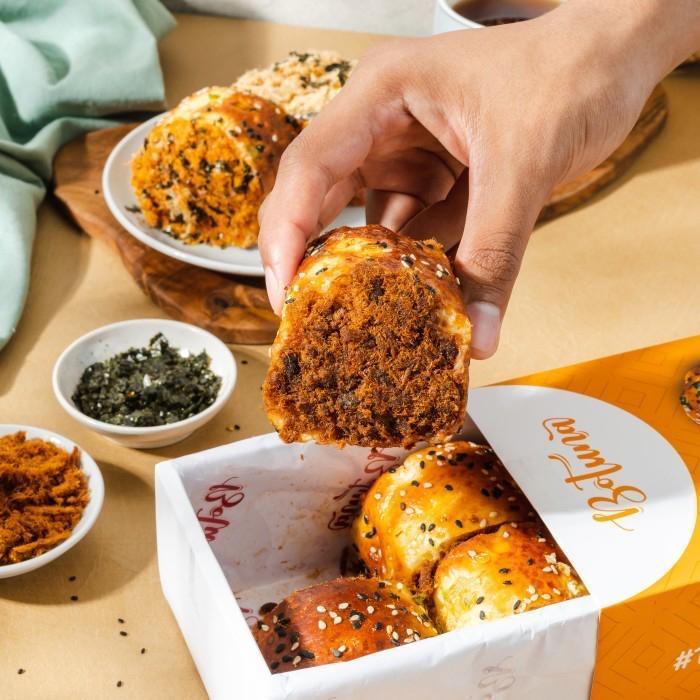 Beef Golden Floss / roti abon gulung - Botuna Indonesia - Kemasan normal