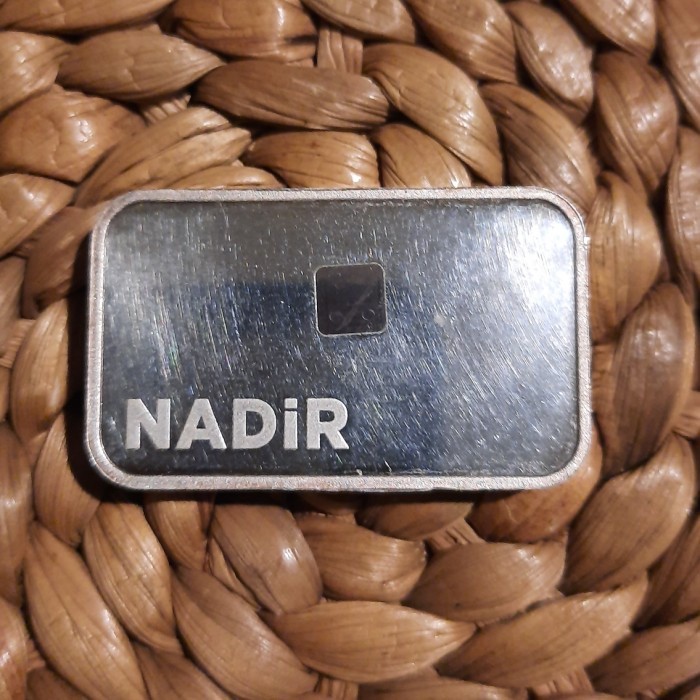 PERAK BATANGAN NADIR 100 GRAM FINE SILVER BAR TANPA BUNGKUS (SN)