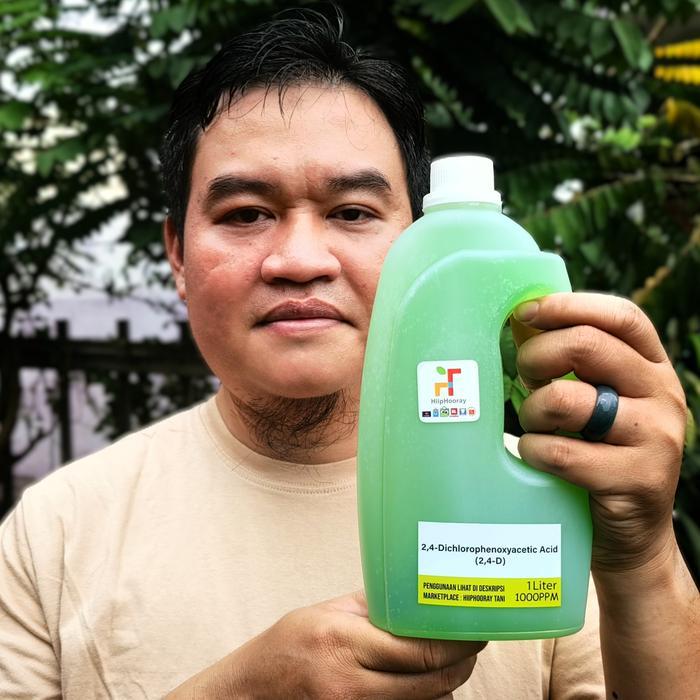 Hormon Tanaman 2,4-D (2,4-Dichlorophenoxyacetic Acid) 1 Liter Kalus Varigata Cegah Gugur Buah