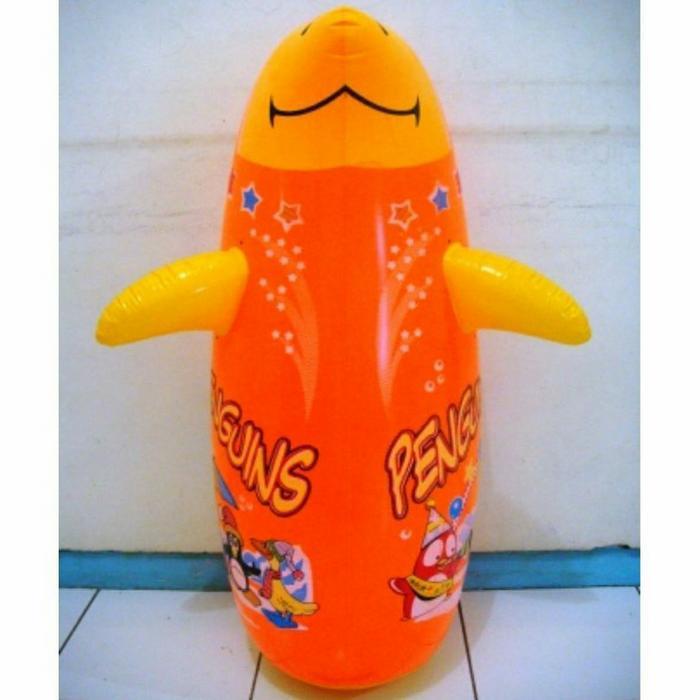 1 Lusin Mainan Tiup Tinju air PINGUIN BESAR 80cm