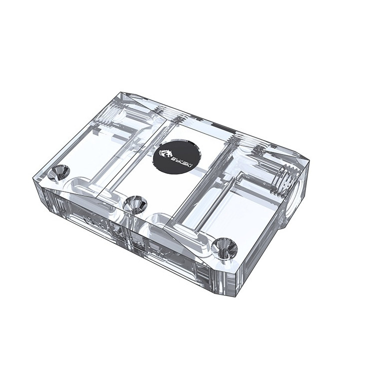 Bykski B-VGA-XS15-X , Change Direction L-type GPU Block Bridge , Acrylic Bridge Module , For Bykski'