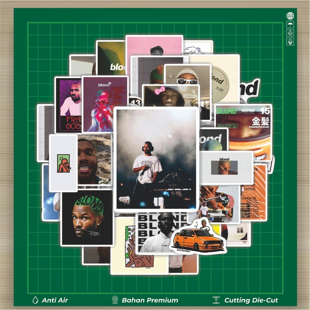 HOT 50 PCS Stiker Poster Frank Ocean V2 Stiker Fashion Cars Decal Dingin Kartu Album Custom Vinyl An