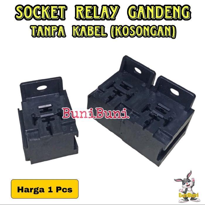 Socket Relay / Soket - Rumah Relay Gandeng Model Bangku (KOSONGAN)