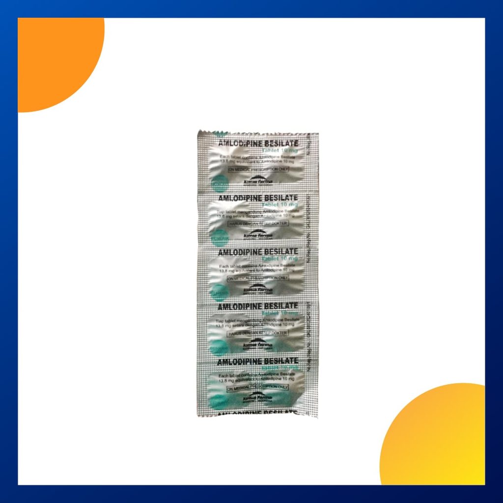 AMLODIPINE GENERIK KF 10 MG 1 STRIP @ 10 TABLET