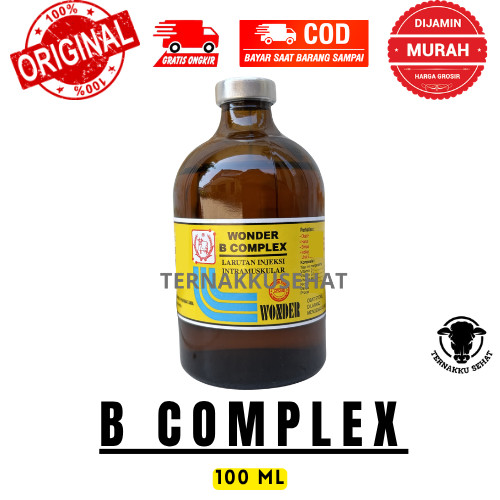WONDER B COMPLEX 100 ml - Vitamin B Kompleks Hewan