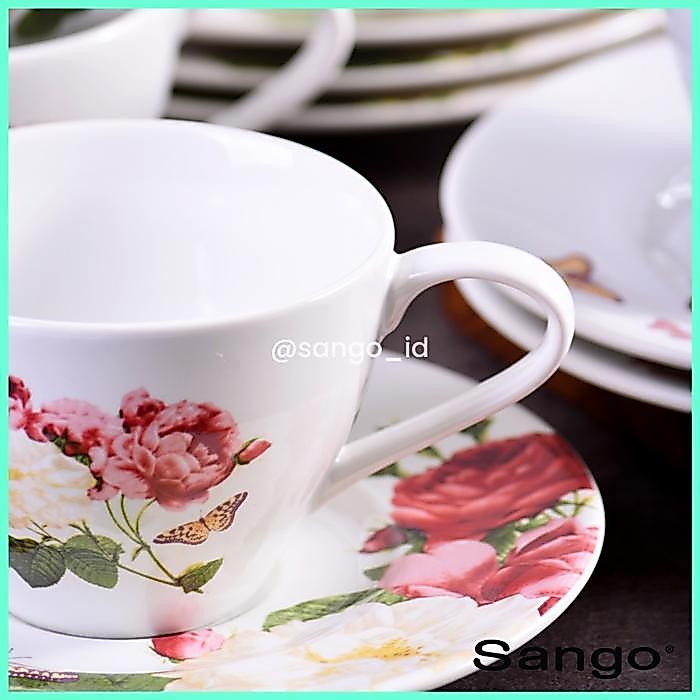 SANGO Set Cangkir Teh / Kopi Becca (Isi 12) - Hampers