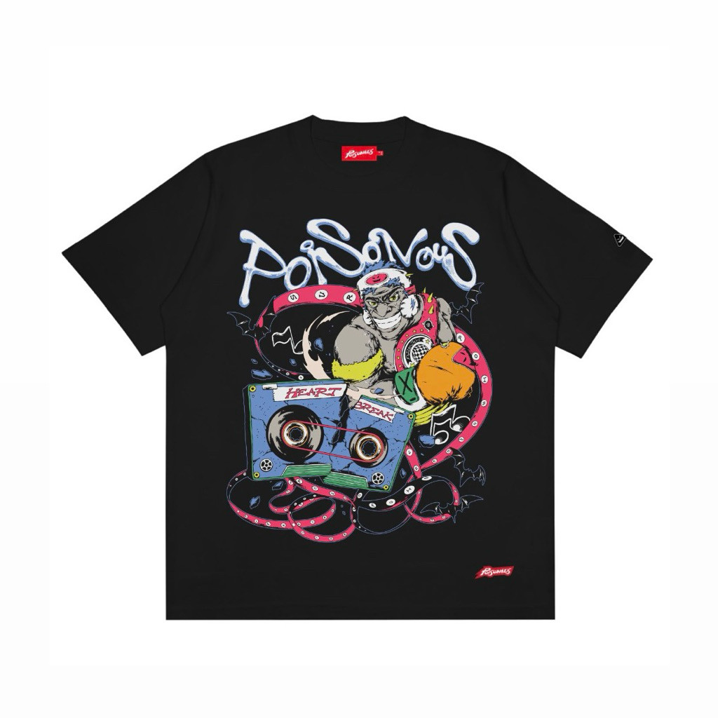 POISONOUS TSHIRT OVERSIZE - HEART BREAK