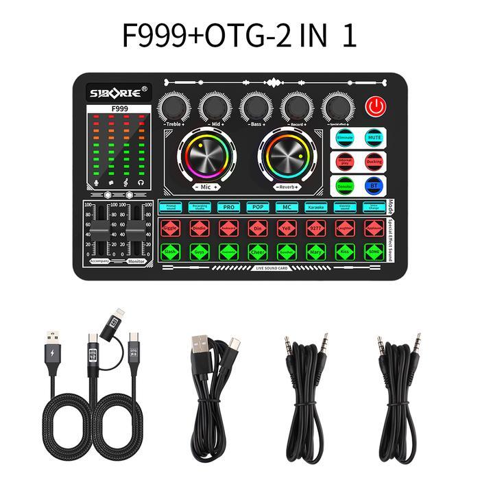 Siborie&deliago1 rekomendasi bersama Soundcard F999+OTG-2IN1 - F999+OTG-2IN1