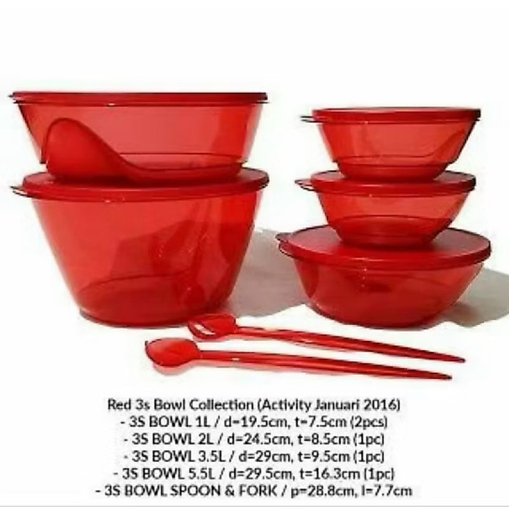 3S Bowl Merah