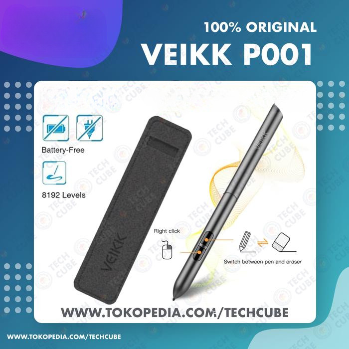 VEIKK P001 Digital Drawing Pen Stylus for VEIKK S640 VEIKK A30