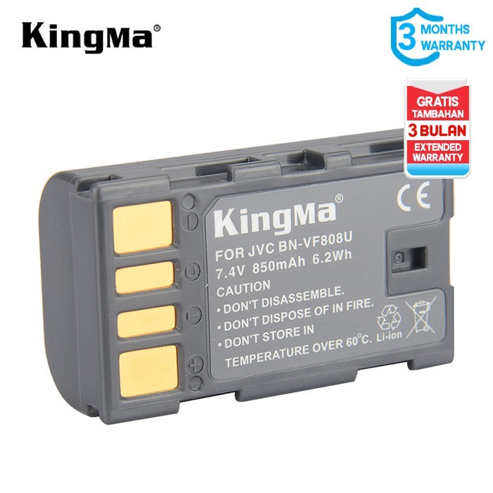 KINGMA Battery for JVC BN-VF808U