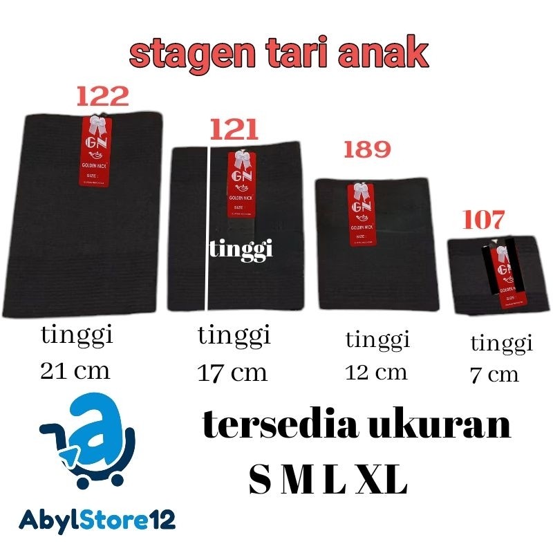 MC TERMURAHSTAGEN TARI ANAK STAGEN 107 189 121 122 KORSET TARI JAIPONG STAGEN SERBAGUNA