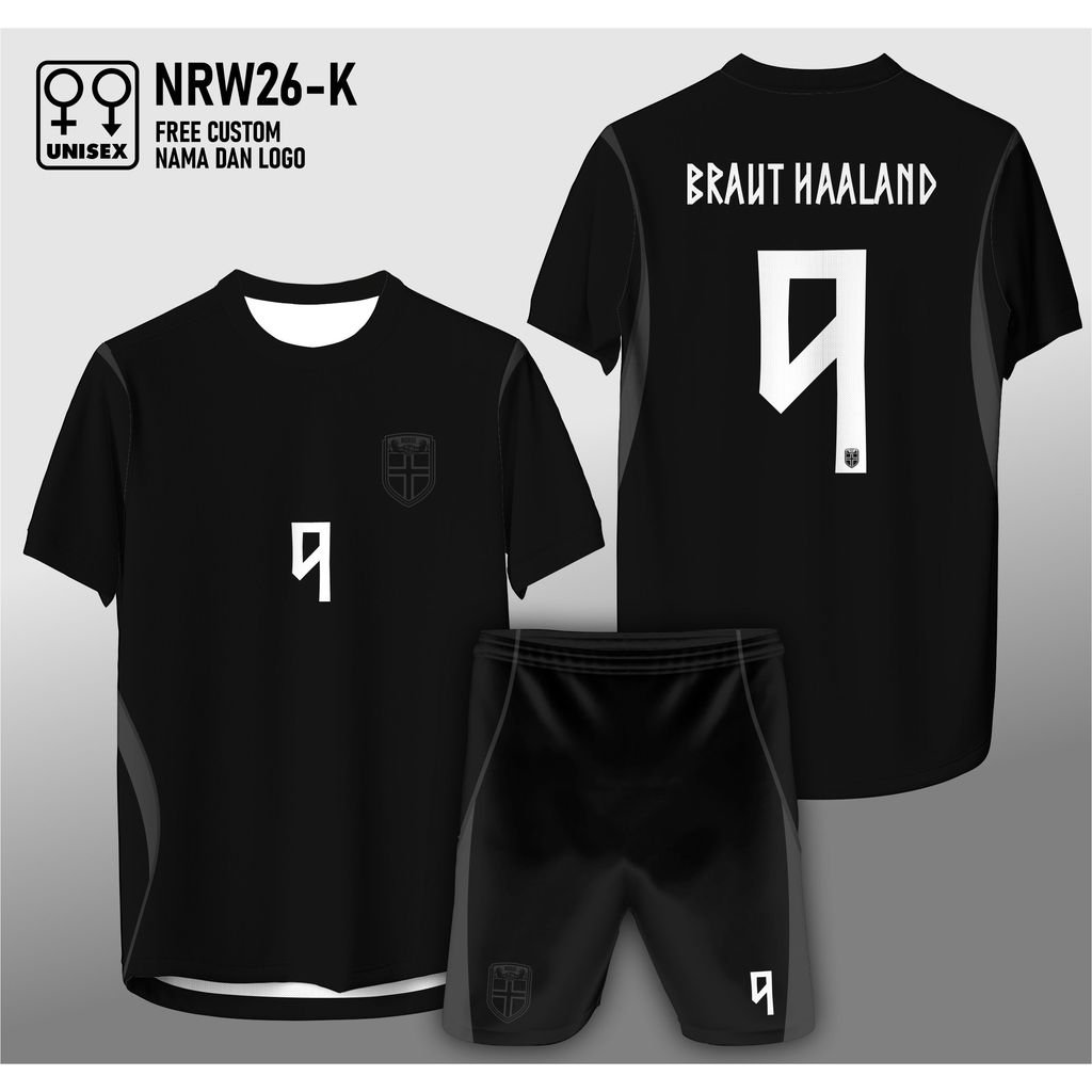 Jersey Timnas Norwegia Away Piala Dunia 2026 Kaos Setelan Norwegia Away Sepak Bola NRW26-K
