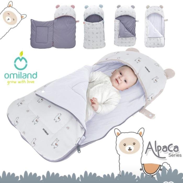 Omiland Sleeping Bag Alpaca Series - Biru, Alpaca Series
