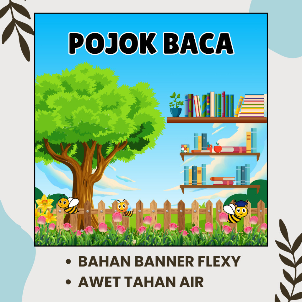 POSTER POJOK BACA - BAHAN BANNER