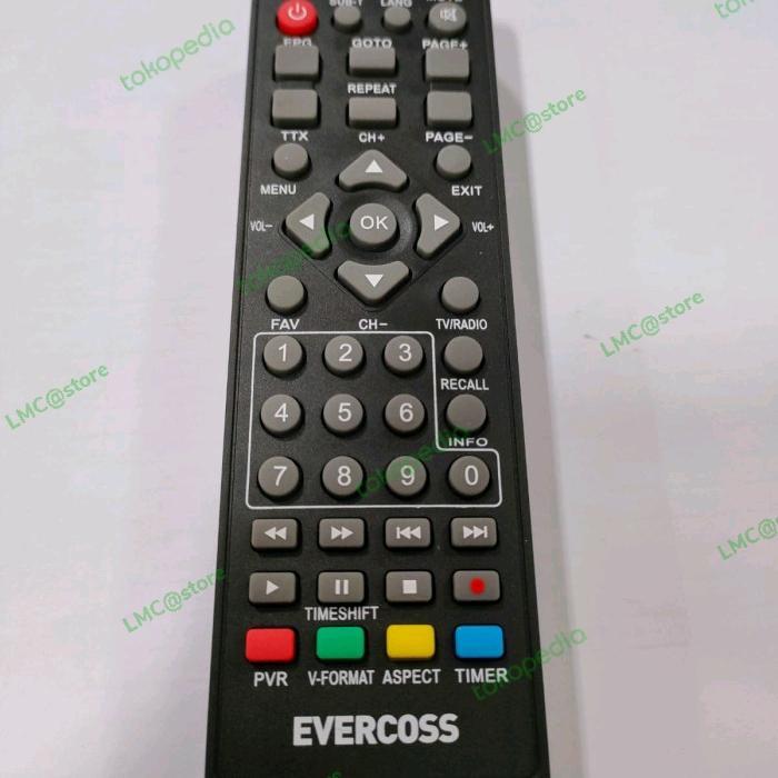 REMOT STB PRO EVERCOSS 100 % ORIGINAL