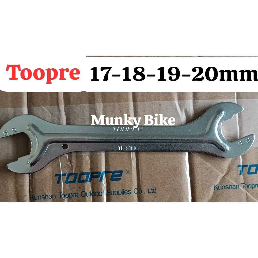 Foto Toopre Tool Alat Kunci Pas Kones Sepeda 17 18 19 20 Cone Wrench Pedal Pembuka Spanner