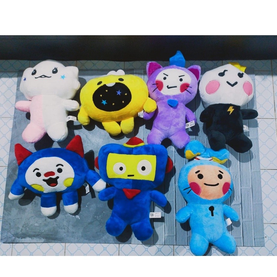 TERLARIS BONEKA TRUZ TREASURE LOKAL SIZE 30CM PODONG YOCHI YEDEE SOM HIKUN CHILI WOOPY DOLL LINE TRE