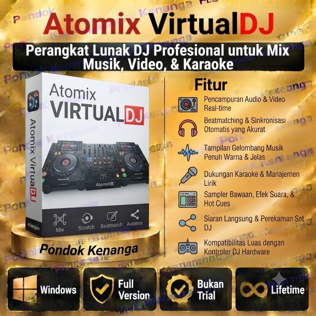 Atomix VirtualDJ 2025 Pro Infinity v8.5.8472 - Full Version, Lifetime
