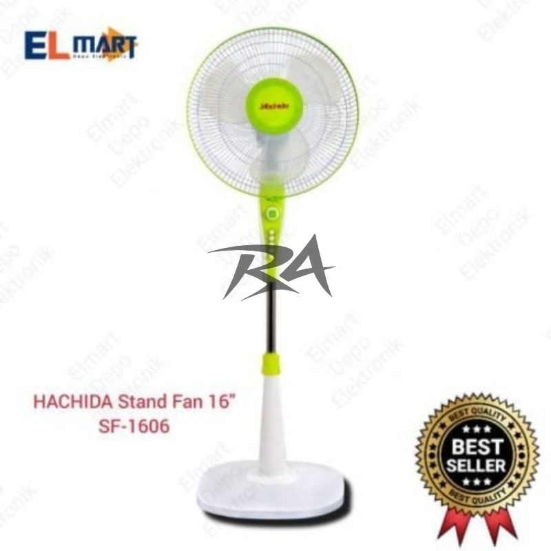 III KIPAS ANGIN BERDIRI STANDING FAN HACHIDA SF 1606 MURAH AWET KENCANG KUAT 3 KECEPATAN TIDAK BERIS