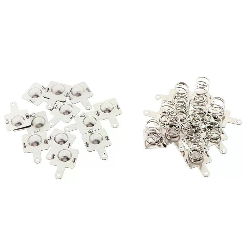 10Pairs 14 * 9mm 18650 Battery Pack Positive And Negative Single Contact Spring Plate