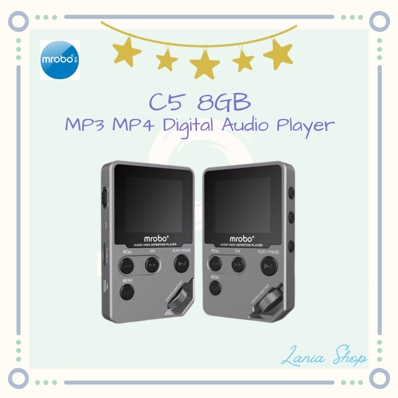 MROBO C5 8GB - MP3 MP4 Digital Audio Player Lossless HD FLAC