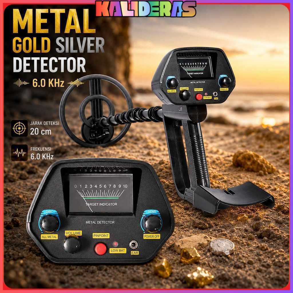 Taffware Pendeteksi Logam Metal Gold Silver Detector Finder - MD-4080