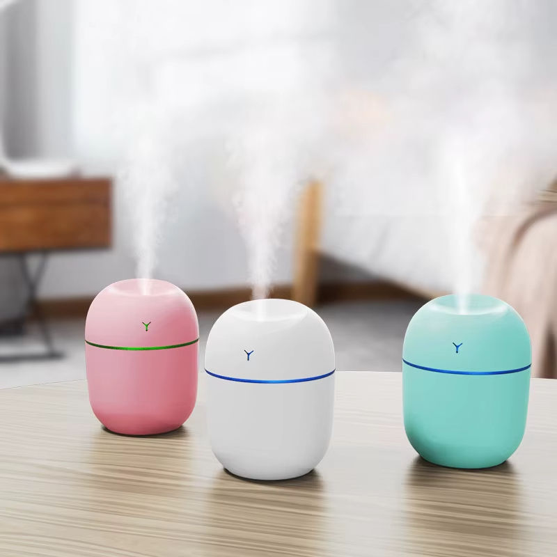 GROWSIR Humidifier Mini Lampu Tidur LED 7 Warna Pelembap Udara Kabut Halus untuk Kamar FS027